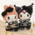 thumbnail image 4 of Sanrio Kuromi Plushie Toys My Melody Lolita Gothic Cartoon Soft Filled Doll Plush Pillow Home Decoration Kid Birthday Gift, 4 of 5