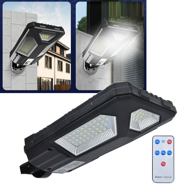 Luz Solar LED Lámpara de Pared Solar 87LED 3000LM IP65 Lámpara de Calle con Sensor de Movimiento de Luz de Jardín Distancia de Detección de 10 Metros Lámparas de Pared Y ANGGREK Otros