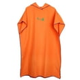 thumbnail image 2 of jinwen Unisex Beach Bath Surf Poncho Robe With Hood Wetsuit Changing Towel Orange, 2 of 9