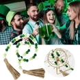 thumbnail image 2 of Under 10 Tray Decoration Irish Festival Wooden Bead String Festival Rope Tassel Bead String Tray Ornaments, 2 of 9