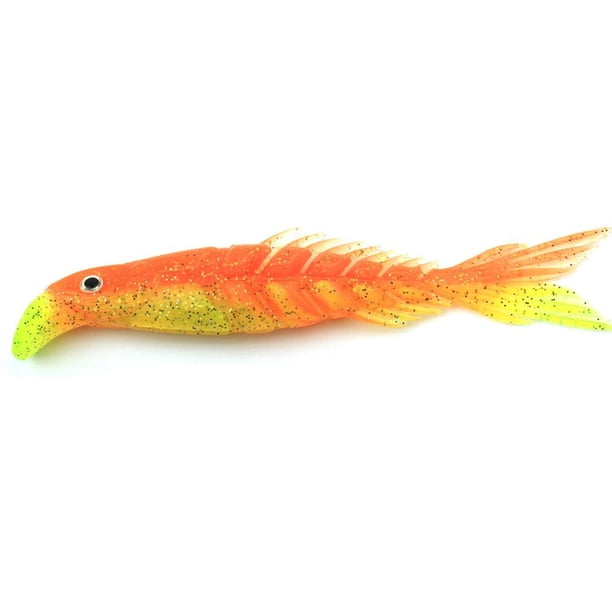 Cebos de 15 cm/18,5 g, anzuelos, cebos blandos con nudos de PVC para aparejos de pesca (C) Tmvgtek Para Estrenar