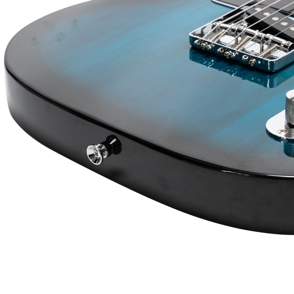 Private Jungle 39" inch Full Beginner Starter kit Maple Fingerboard GTL Electric Guitar SS Hardware Pickup,Blue