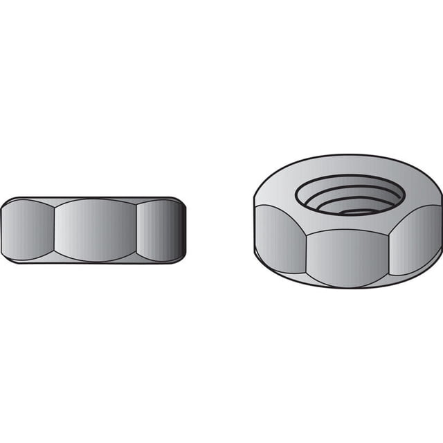 Tuerca hexagonal Hillman de acero inoxidable USS 3/8-16, paquete de 100