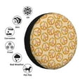 thumbnail image 5 of Spare Tire Cover, Peace Sign flower yellow Wheel Cover Tire Covers for Trailers Car Truck Camper Universal Tire Covering Fits Diameter 17 inch, 5 of 7