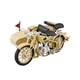 thumbnail image 4 of Modelo de motocicleta 1/10 con sonido y luz Modelo de triciclo Simulación de motocicleta Amarillo, 4 of 9