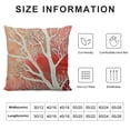 thumbnail image 5 of Qinduosi White Watercolor Splash Coral Throw Pillow Cover Brush Artistic Reef Elegance Orange Pillow Case Inch Decorative Men Women Boy Girl Room Cushion Cover for Home Couch Bed, 5 of 5