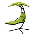 thumbnail image 1 of FDW Hanging Chaise Lounger Chair Arc Stand Air Porch Swing Hammock Chair Canopy, 1 of 5