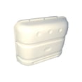 thumbnail image 2 of Icon Propane Tank Cover 00385 For Dual 20 And 30 Pound Tanks; Polar White; Polyethylene, 2 of 2