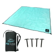 FE Active - Extra Large Sand Free Blanket Made with Polyester and Includes Carry Bag | Designed in California, USA