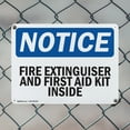 thumbnail image 5 of (2 Pack) Fire Extinguisher And First Aid Kit Inside OSHA Notice Sign 24 Inch X 18 Inch Indoor / Outdoor Rust-Free Aluminum Metal Signs for Workplace, Workshop, and Construction Site,, 5 of 8