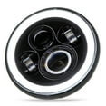 thumbnail image 5 of Faro LED de ojo de Ángel para motocicleta de 7 pulgadas, luz blanca y amarilla, reemplazo Universal para Road Star, 5 of 5
