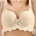 thumbnail image 2 of Kovlvoll Push up Bras for Women No Steel Ring Adjustable Strap Full Coverage Gathering Soft Comfy Underwear, 2 of 6