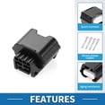 thumbnail image 4 of Conector de cámara frontal impermeable, conector de terminal de cable hembra para Nissan Maxima 2016-2018, 1 juego, 4 of 6