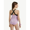 thumbnail image 4 of Justice Celestial Foil Print Gymnastics Leotards for Teens with Scrunchie, Sizes XS-XL, 4 of 6