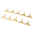 thumbnail image 1 of destyer 50 Pieces Sea Animal Whale Tail Pendant Findings Bead Crafts Gold, 1 of 9