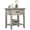 grey, variant on Wood End Tables with Drawer & Open Storage Shelf, Narrow Square Bedside Table for Bedroom, Living Room, Dorm, Office, Grey and White