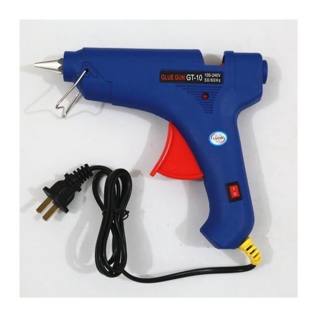 11mm 60W/80W/100W Silicone Gun Hot Glue Toolboxes Kit Professional Deco Handgun With Bullets Metal Home Tools For DIY Arts Home Quick Repairs ,Fast Preheating