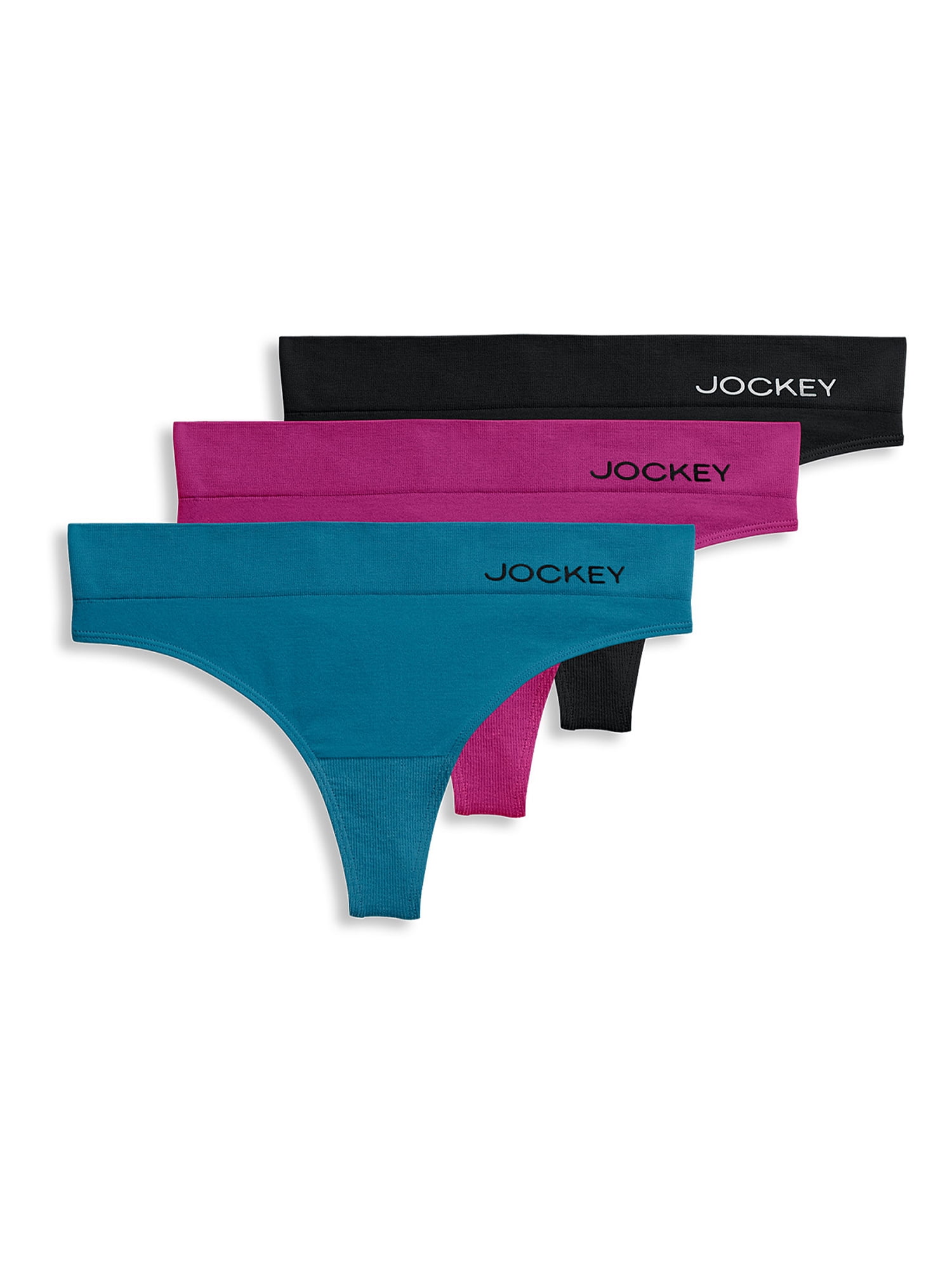 Buy Jockey® Essentials Womens Seamfree® Eco Thong 3 pack Online in