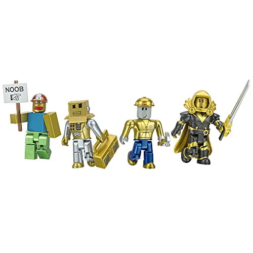 Includes Exclusive Virtual Item Roblox Action Collection Champions of Roblox 15th Anniversary Gold Six Figure Pack 