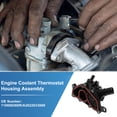 thumbnail image 2 of Conjunto de Carcasa de Termostato de Refrigerante del Motor de Plástico Unique Bargains para Renault Austral 2022-2023 Reemplazo No.110600260R/A2822033000 1 Pcs, 2 of 7