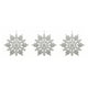 thumbnail image 4 of Yuarrent 12 piezas Hotel al aire libre Navidad copo de nieve decoración Navidad sala de estar colgante decoración vacaciones festival banquete Type1 NO1, 4 of 6