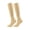 1 Pair Beige, variant on 1/2/3/5 Pairs 20-30mmhg Compression Socks with Zipper for Men & Women Close Toe Knee High Sports Clothing Stocking Athletic Socks