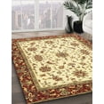 thumbnail image 2 of Ahgly Company Indoor Rectangle Abstract Mustard Yellow Abstract Area Rugs, 2' x 4', 2 of 6