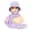 Purple, variant on ruhuadgb Sun Hat Multifunctional Durable Breathable All Match Soft Daily Wear 2 in 1 Chiffon Bucket Hat Scarf Set for