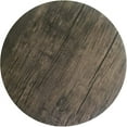 Abington Lane TwoTiered Round End Table with Storage Shelf, Distressed
