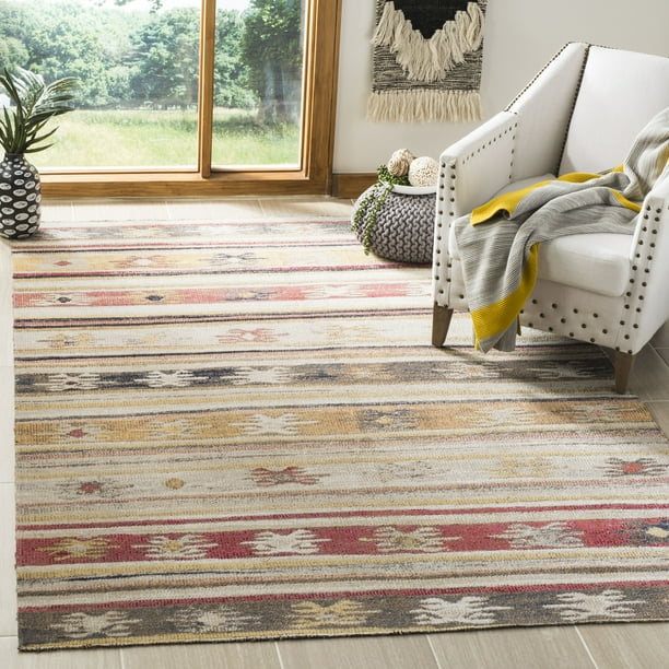 Safavieh Montage Rust Multi 8 Ft X 10 Ft Indoor Outdoor Area Rug Mtg217p 8 The Home Depot