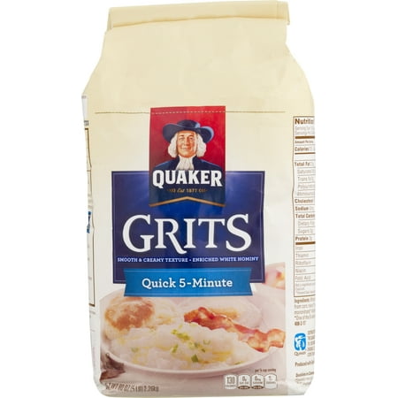 Quaker Quick 5-Minute Grits, 80 oz Bag (Best Grits In Charleston)