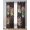 Brown, variant on Pink Spring Floral Sheer Curtains 84 Inch Length 2 Panels Set for Living Room/Bedroom, Wooden Elegant Farmhouse Botanical Kitchen Curtains Grommet Semi-Sheer Curtains Window Treatments 42"x84"x2