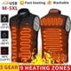 thumbnail image 1 of Zonas De Chaleco Térmico Chaquetas Térmicas Eléctricas Hombres Mujeres Ropa Deportiva Abrigo Térmico Abrigo Térmico De Grafeno Chaqueta Térmica Usb Para Acampar 9 Áreas Térmicas Negro, 1 of 5
