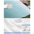 thumbnail image 6 of Turquoise Ombre Beach Towels Oversized Super Absorbent, Teal White Gradient Modern Abstract Art Lightweight Bath Towel Quick Dry Sets For Bathroom/Pool/Rv Camping/Beach Play/Gym Room/Picnic 30"x60", 6 of 8