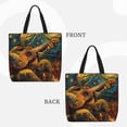 thumbnail image 2 of Xecao Starry Night Guitar Turtle for​Reinforced Shoulder Tote Bag Scratch-Proof Design Spacious Organizer Crossbody Carry Daily Commute Must-Have, 2 of 7