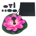 thumbnail image 1 of Ygjytge Bomba Fuente Con Forma 2 5 W Adornos Nenúfares Con Solar (rosa 1 2 W), 1 of 9