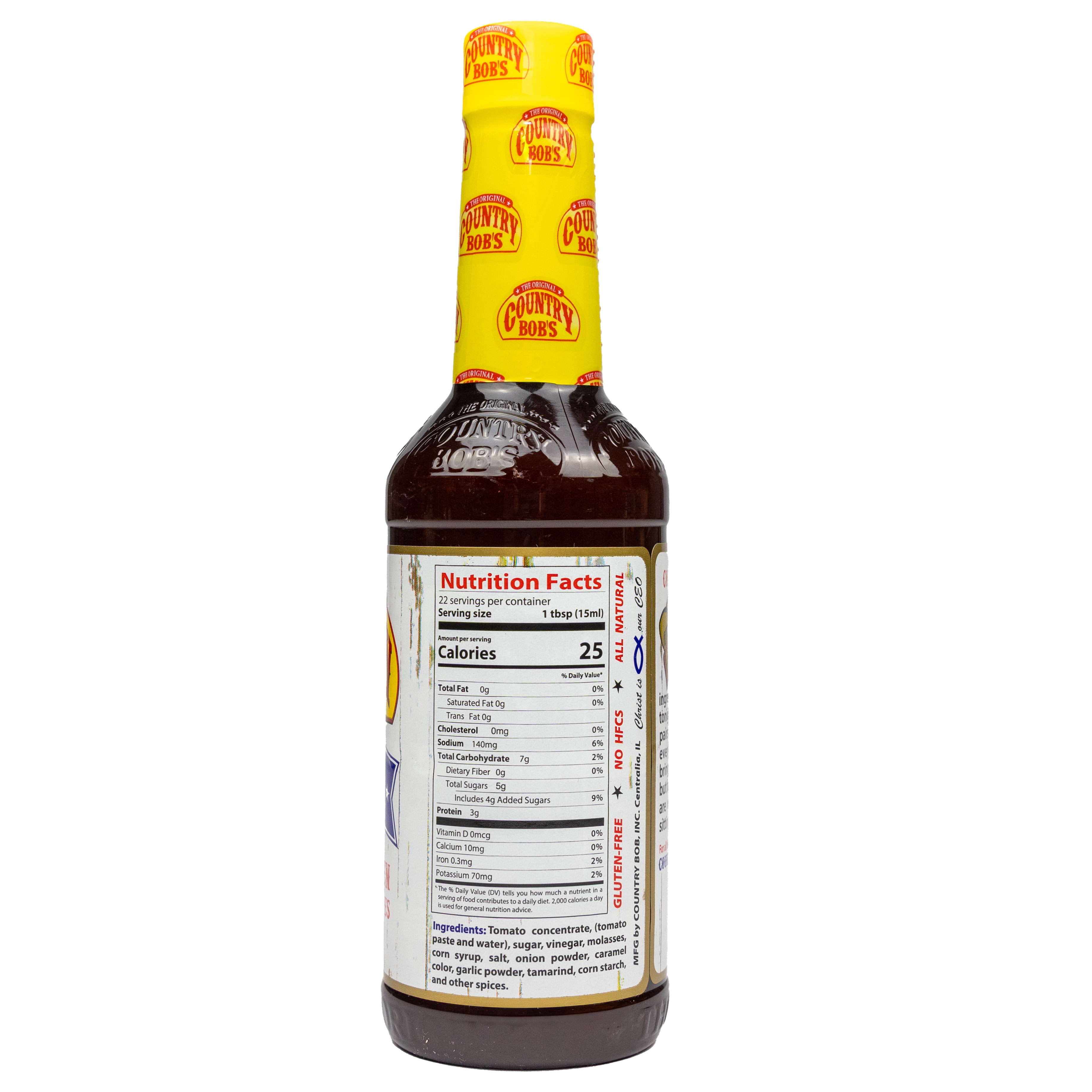 Country Bob’s All Purpose Sauce, The Original, 13 oz Bottle, No Allergens