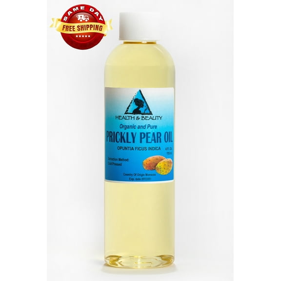 Prickly pear seed oil organic cold pressed premium 100% pure all natural 4 oz