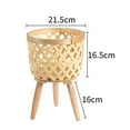 thumbnail image 3 of Maceta tejida , jardineras, de almacenamiento de ropa, s de flores desmontables para jardineras de , dormitorio, Cola Macetas de flores tejidas de jardín, 3 of 4