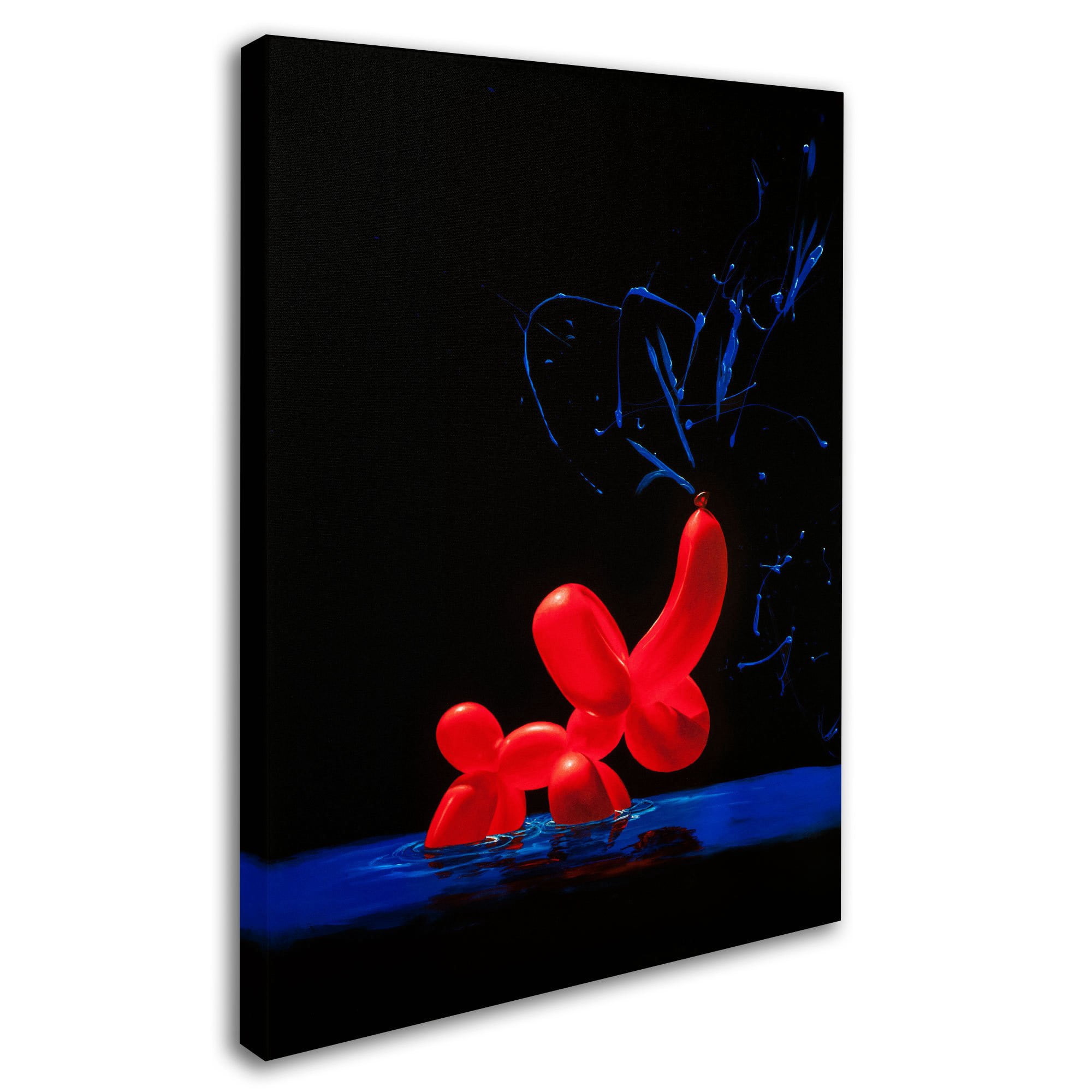 Trademark Fine Art "Balloon Elephant" Canvas Art by Roderick Stevens