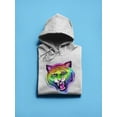 thumbnail image 3 of Rainbow Tiger Hoodie Women -Rose Khan Designs, Female Medium, 3 of 4
