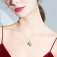 thumbnail image 4 of SOULMEET Red Cardinal Necklace, Cardinal Pendant Necklace with Cubic Zirconia 925 Sterling Silver Gift for Women, 4 of 10