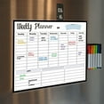 thumbnail image 2 of Graflsoa Eco-Friendly Magnetic Whiteboard Calendar for Home & Office - A3 Size, Reusable Weekly/Monthly Planner with Striped Design, Perfect for Fridge or Metal Surfaces, 2 of 6