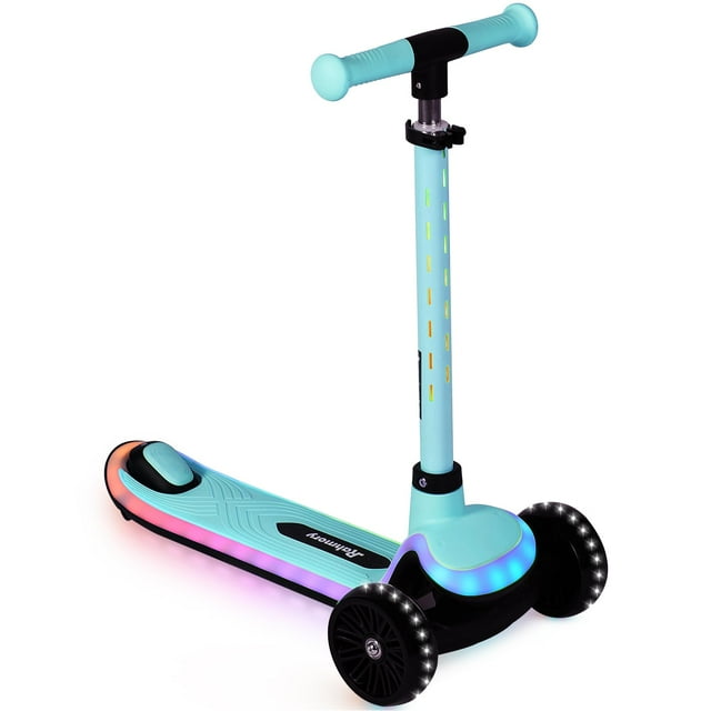 Patinete Rahmory de 3 ruedas para niños, 20 modos de luz ajustables de 60 a 80 cm