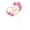 B, variant on JeashCHAT 10 Pcs Cake Decoration Ribbon Bouquet Flowers Pattern Insert Card for Mother's Day Cake Gifts