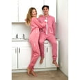 thumbnail image 3 of Notus Unisex Adult 0nesie One Piece Pajama Romper Hooded Zip Sleepwear Jumpsuit for Men and Women Pink XXL, 3 of 6