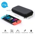 thumbnail image 2 of Switch Case Compatible with Nintendo Switch, 9 in 1 Switch Accessories Kit with 8 Pouch Carrying Case, PC Protective Cover Case, HD Switch Screen Protector and 6 Pack Thumb Grips Caps, Black, 2 of 8