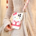 thumbnail image 3 of Para Samsung Galaxy A13 A14 A22 A23 A32 A33 A53 A73 A72 A52 A52s A71 A51 A21s A20s A10s Sanrio 3D Dibujos Animados Hello Kitty Fundas Traseras Suaves A Prueba De Golpes Con Cordón, 3 of 3