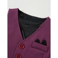 thumbnail image 4 of Baby Boy Clothes Suit 0-24 Months Infant Formal Outfits Dress Shirt Bowtie Vest Coat Pants Suits, 4 of 14