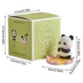 thumbnail image 2 of Cute Panda Phone Holder Resin Figurine Desk Ornament Phone Stand Panda Desk Phone Stand for All Smartphones Tablets Stand Creative Gift, 3.6" B, 2 of 4